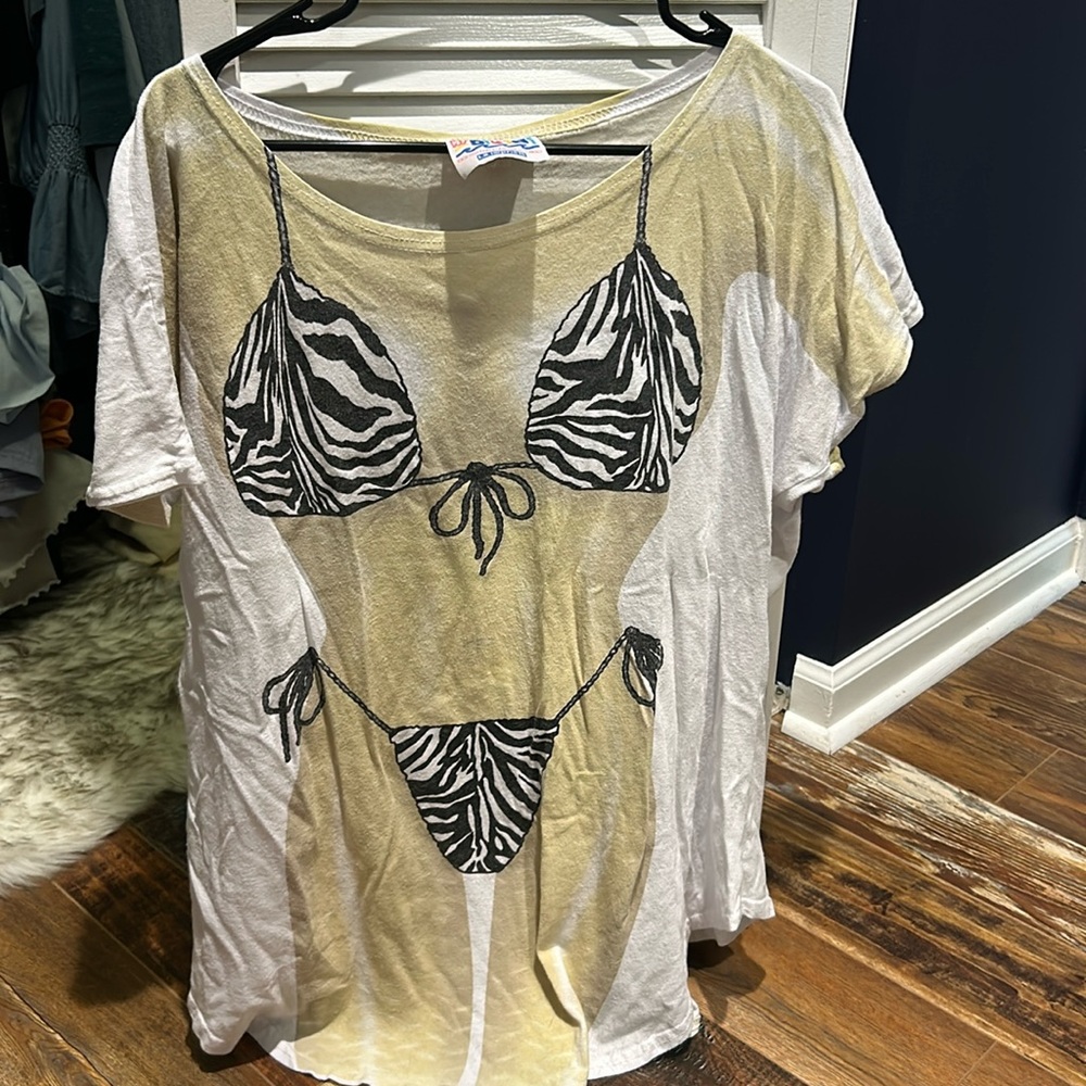 Funny beach cover up